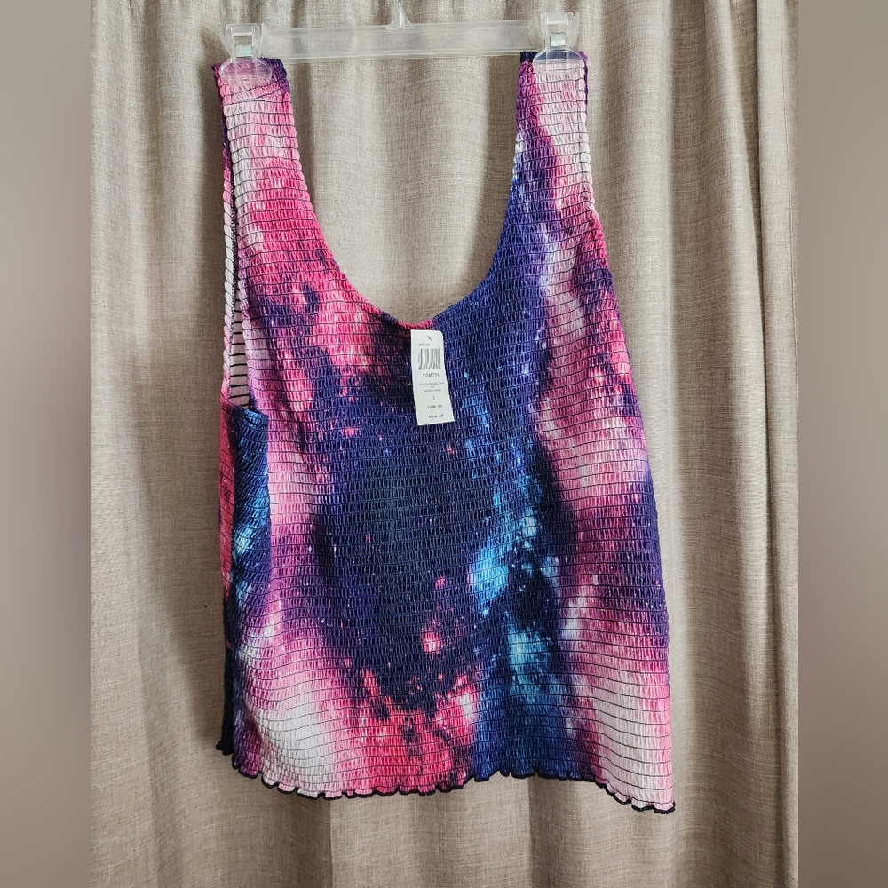 STELLAR Hot Topic galaxy crop top